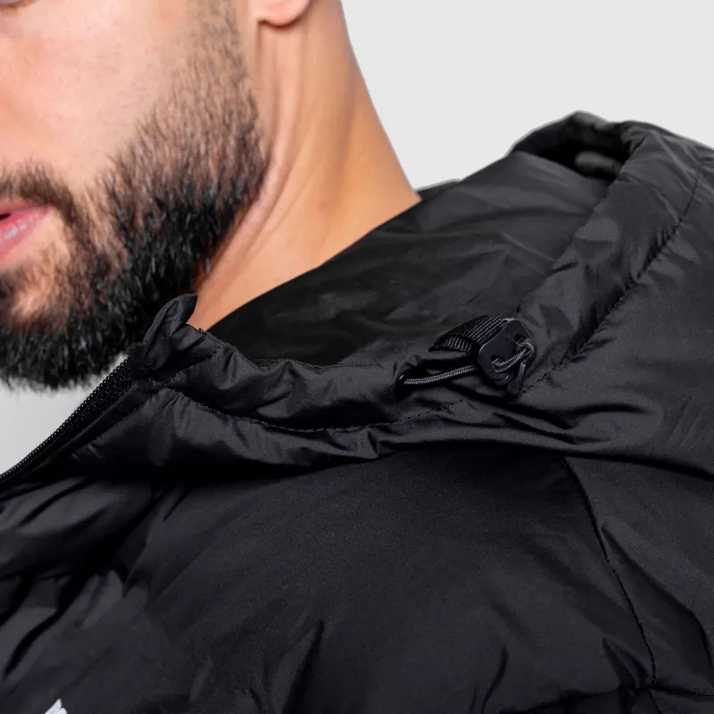 Geacă pentru bărbați Iron Aesthetics Zenit Puffer, neagră-9