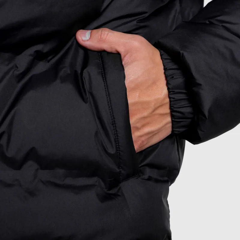 Geacă pentru bărbați Iron Aesthetics Zenit Puffer, neagră-13