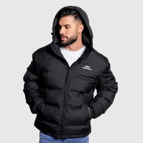 Geacă pentru bărbați Iron Aesthetics Zenit Puffer, neagră