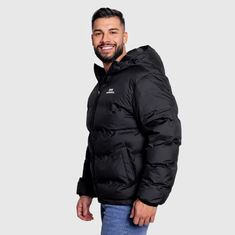 Geacă pentru bărbați Iron Aesthetics Zenit Puffer, neagră-6