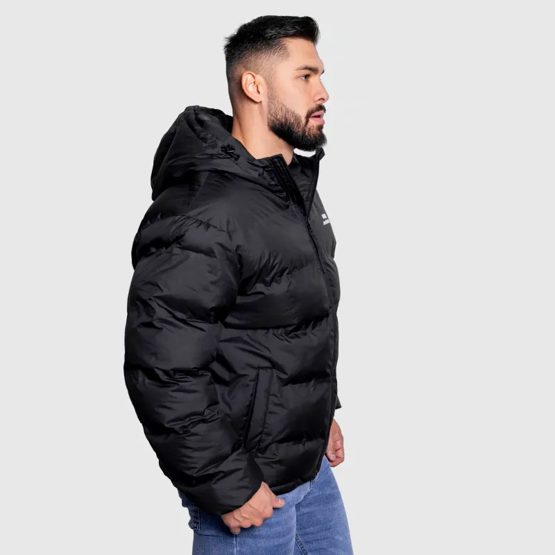 Geacă pentru bărbați Iron Aesthetics Zenit Puffer, neagră-7