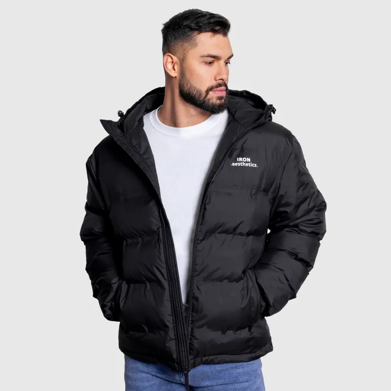 Geacă pentru bărbați Iron Aesthetics Zenit Puffer, neagră-8
