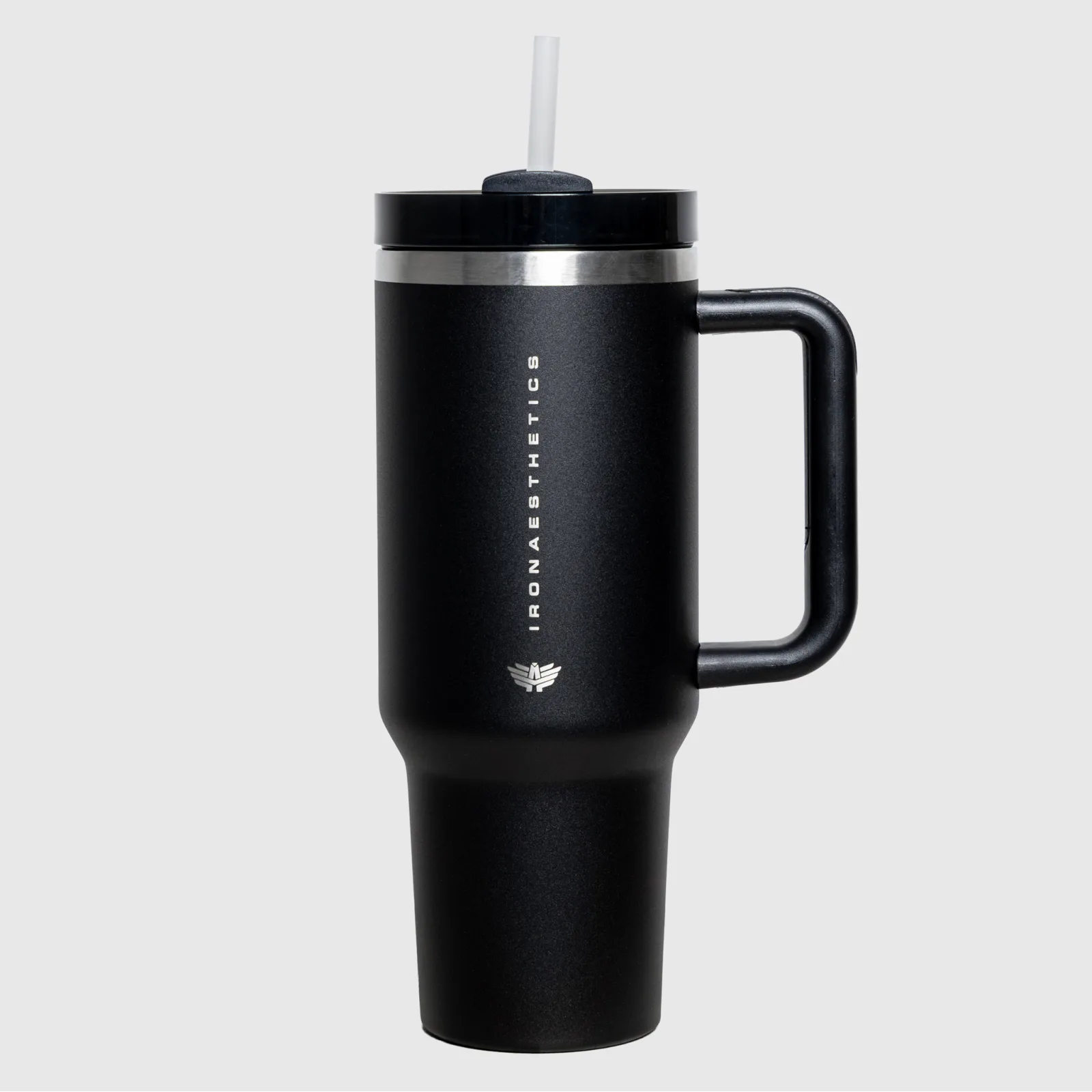 Pahar termo din oțel inoxidabil Iron Aesthetics City Tumbler 1200 ml, negru-1