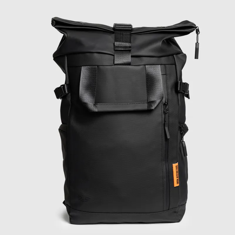 Rucsac Rolltop Iron Aesthetics Urban Pro, negru-3