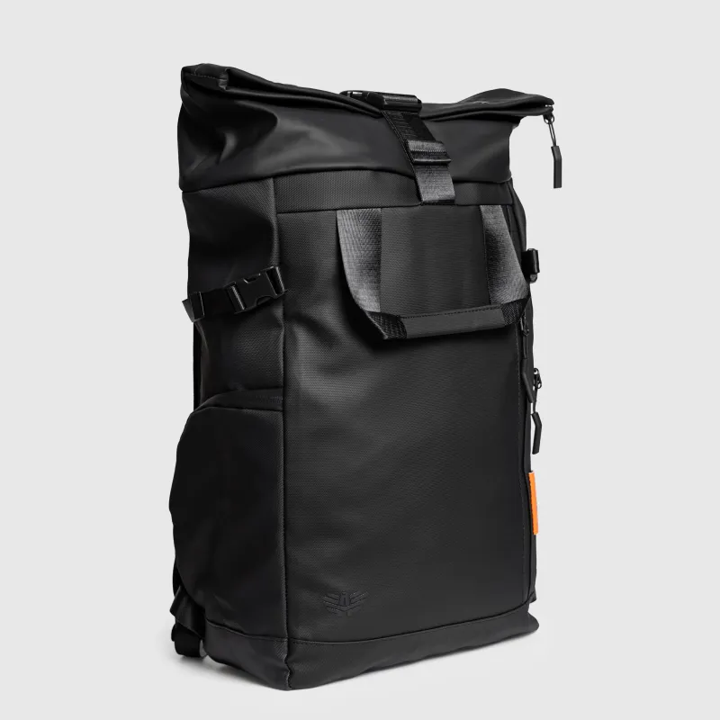 Rucsac Rolltop Iron Aesthetics Urban Pro, negru-4