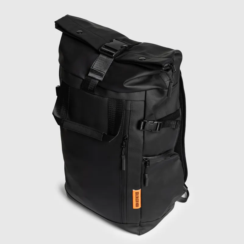 Rucsac Rolltop Iron Aesthetics Urban Pro, negru-5