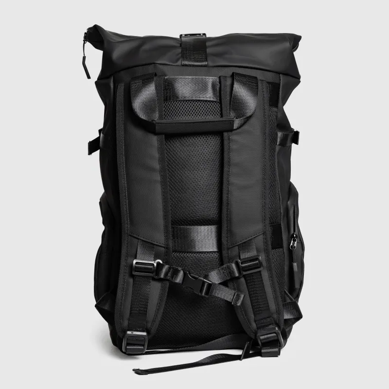 Rucsac Rolltop Iron Aesthetics Urban Pro, negru-2