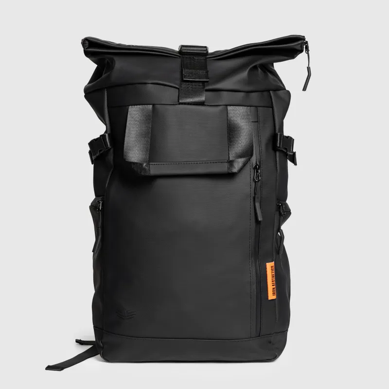 Rucsac Rolltop Iron Aesthetics Urban Pro, negru-13