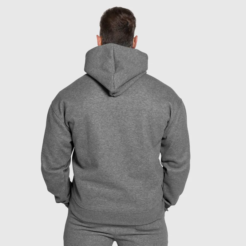 Hanorac oversized Iron Aesthetics ASTHX, gri-11