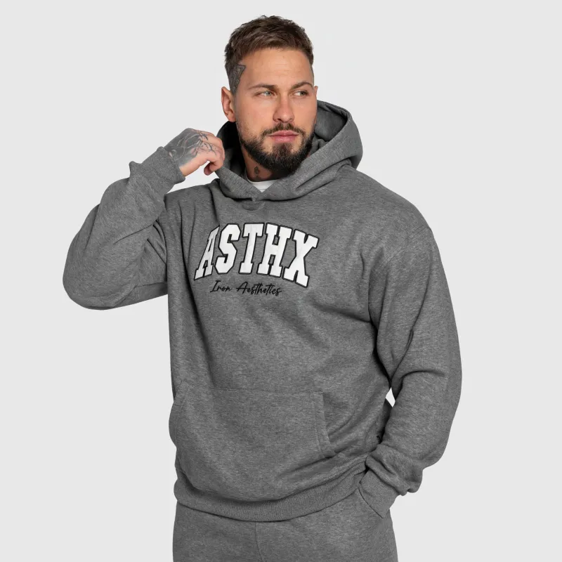 Hanorac oversized Iron Aesthetics ASTHX, gri-2