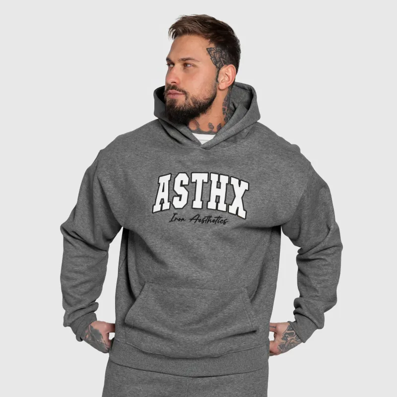 Hanorac oversized Iron Aesthetics ASTHX, gri-8
