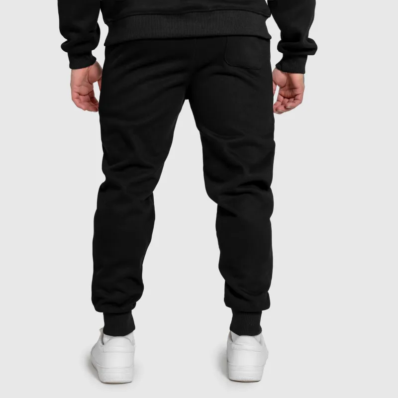Pantaloni de trening bărbați Iron Aesthetics ASTHX, negri-4
