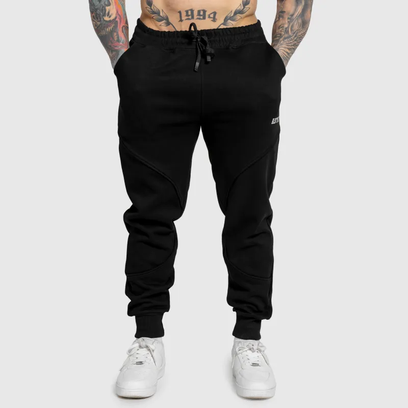 Pantaloni de trening bărbați Iron Aesthetics ASTHX, negri-6