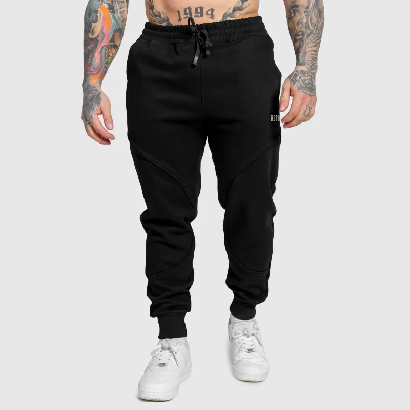 Pantaloni de trening bărbați Iron Aesthetics ASTHX, negri-2