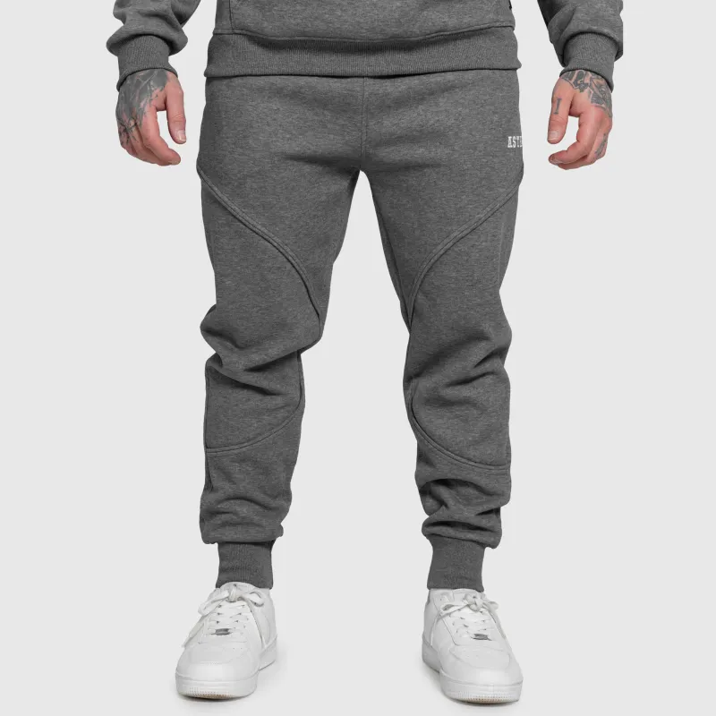 Pantaloni de trening bărbați Iron Aesthetics ASTHX, gri-4