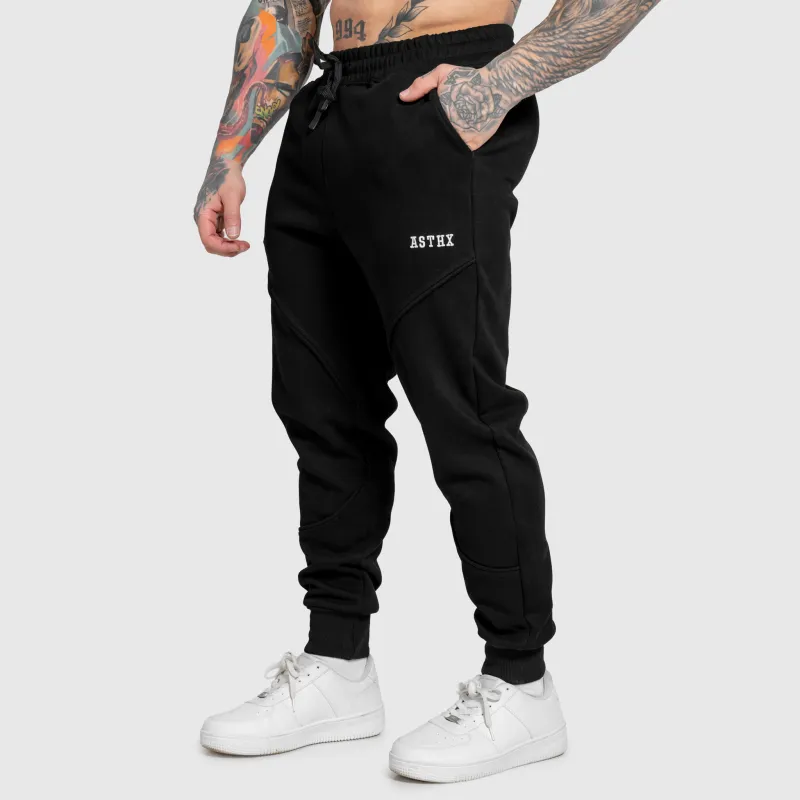 Pantaloni de trening bărbați Iron Aesthetics ASTHX, negri-7