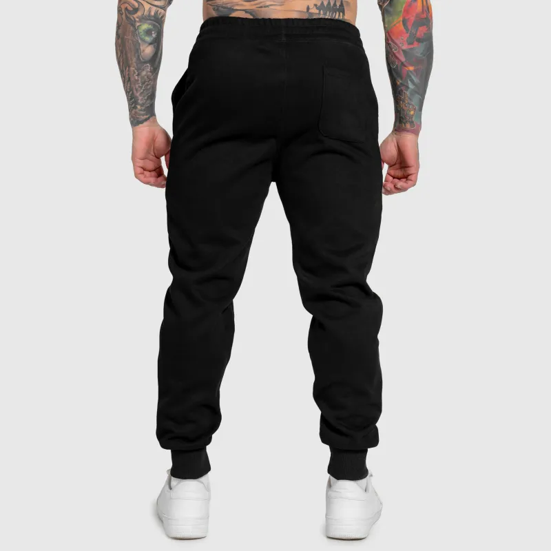 Pantaloni de trening bărbați Iron Aesthetics ASTHX, negri-8