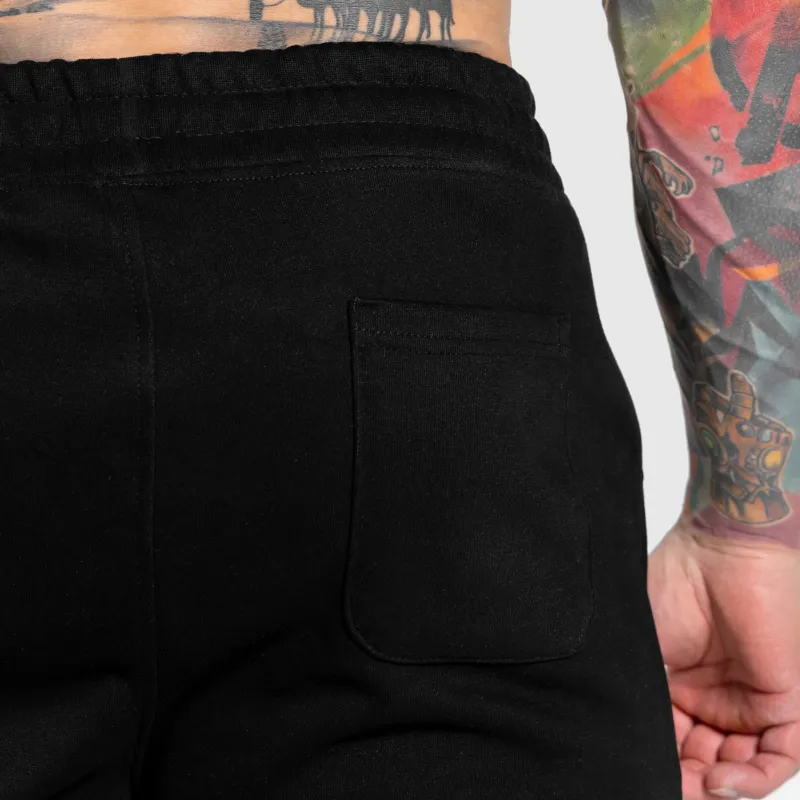 Pantaloni de trening bărbați Iron Aesthetics ASTHX, negri-12