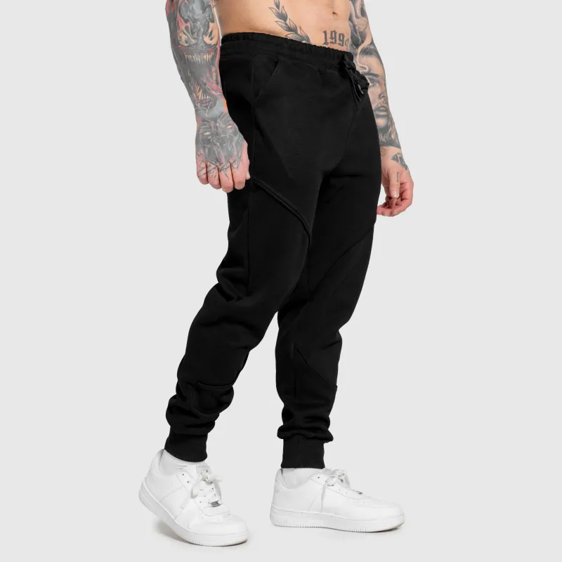 Pantaloni de trening bărbați Iron Aesthetics ASTHX, negri-9