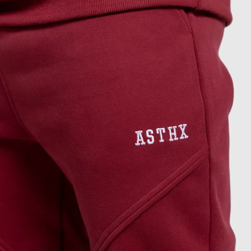 Pantaloni de trening bărbați Iron Aesthetics ASTHX, vișinii-6