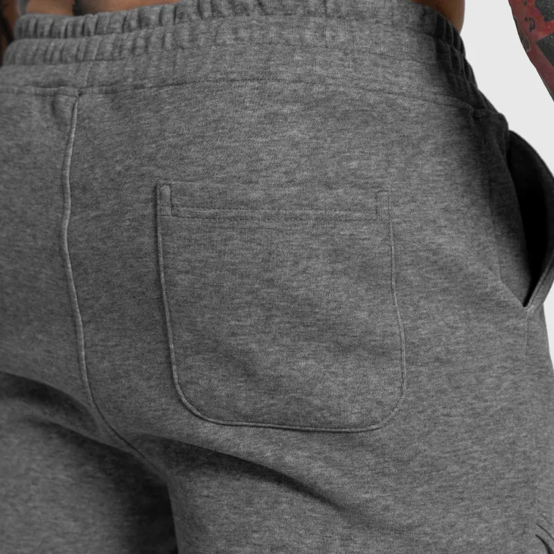 Pantaloni de trening bărbați Iron Aesthetics ASTHX, gri-8