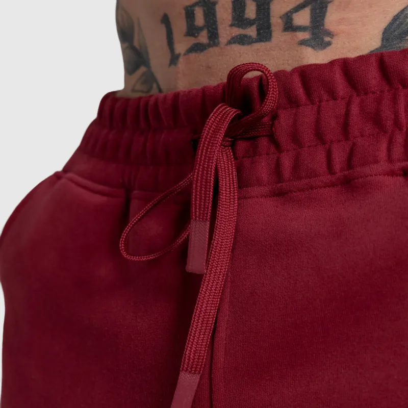 Pantaloni de trening bărbați Iron Aesthetics ASTHX, vișinii-7