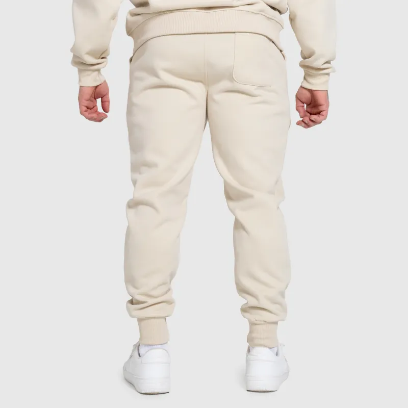 Pantaloni de trening bărbați Iron Aesthetics ASTHX, bej-3
