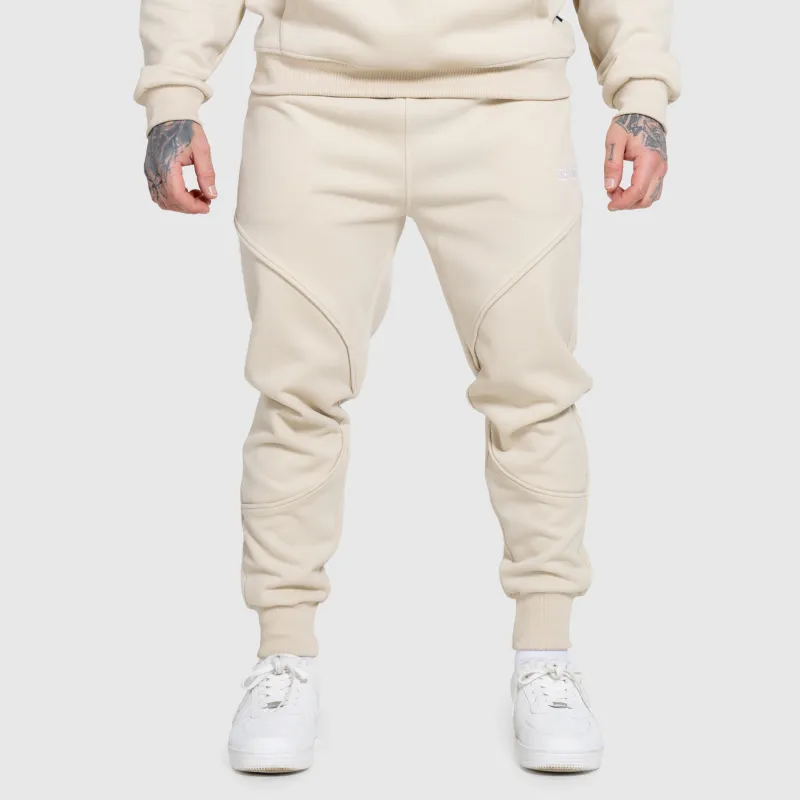 Pantaloni de trening bărbați Iron Aesthetics ASTHX, bej-2