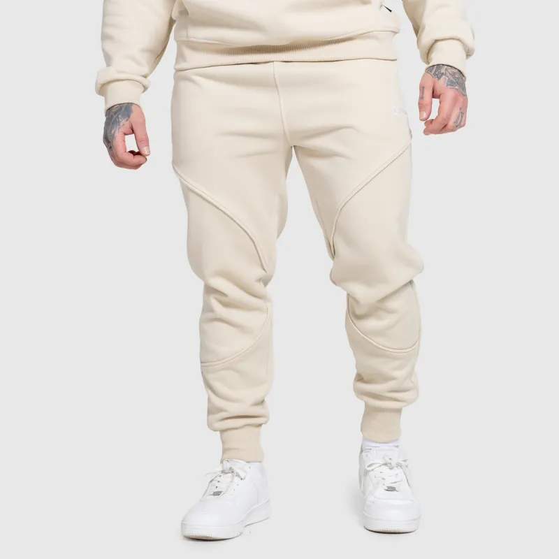 Pantaloni de trening bărbați Iron Aesthetics ASTHX, bej-6