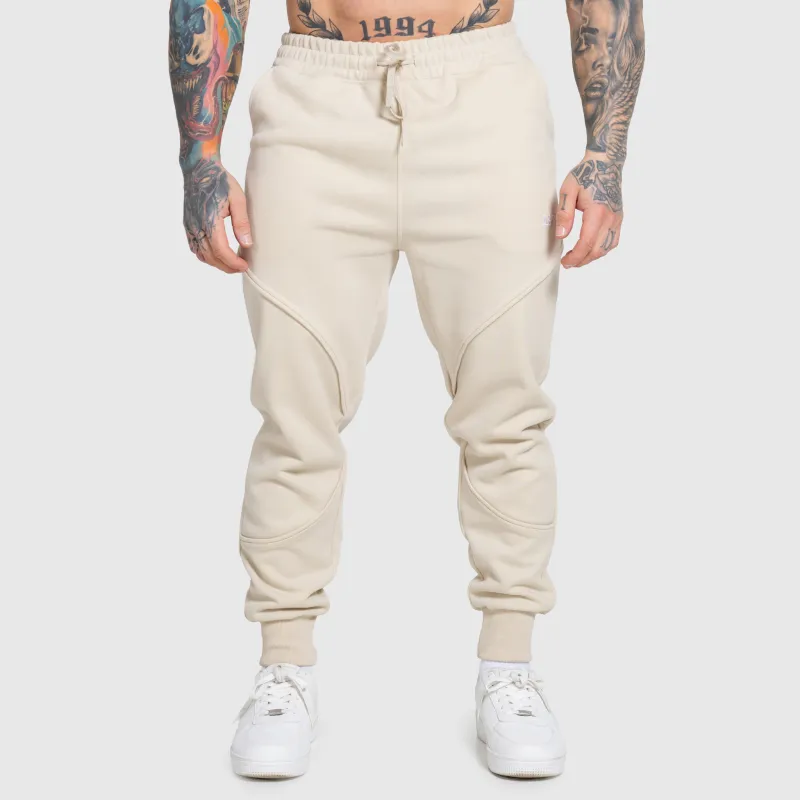 Pantaloni de trening bărbați Iron Aesthetics ASTHX, bej-7