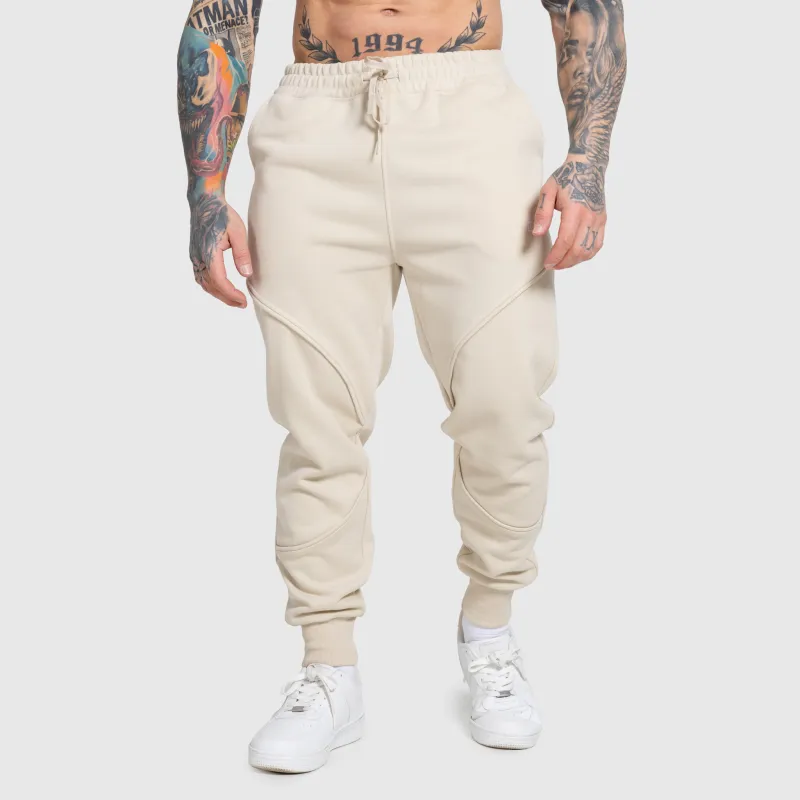 Pantaloni de trening bărbați Iron Aesthetics ASTHX, bej-8