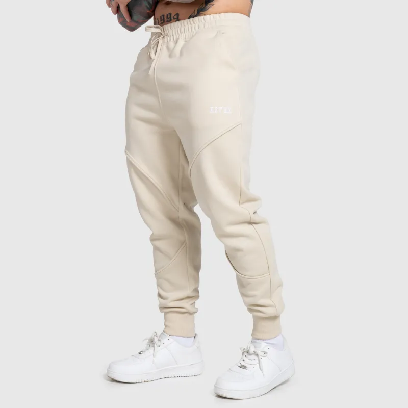 Pantaloni de trening bărbați Iron Aesthetics ASTHX, bej-9
