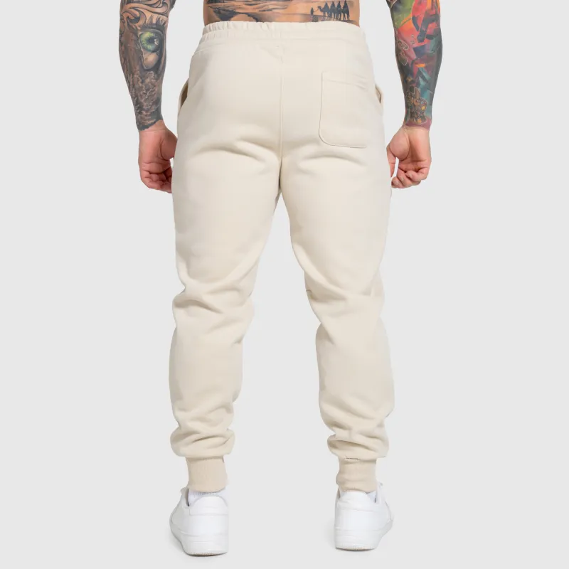 Pantaloni de trening bărbați Iron Aesthetics ASTHX, bej-11