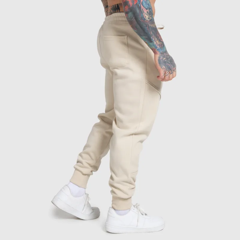 Pantaloni de trening bărbați Iron Aesthetics ASTHX, bej-12