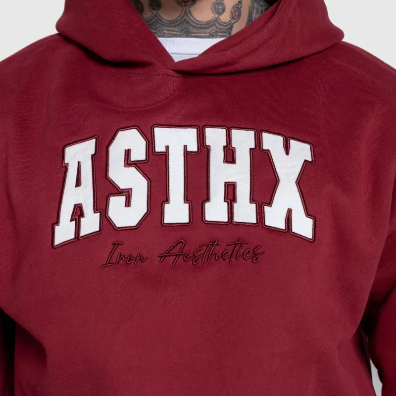 Set de trening Iron Aesthetics ASTHX, vișiniu-9