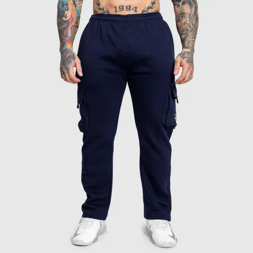 Pantaloni de trening bărbați Iron Aesthetics Utility, navy