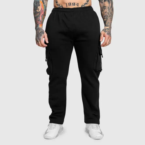 Pantaloni de trening bărbați Iron Aesthetics Utility, negri