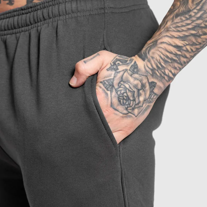 Pantaloni de trening bărbați Iron Aesthetics Utility, gri-8