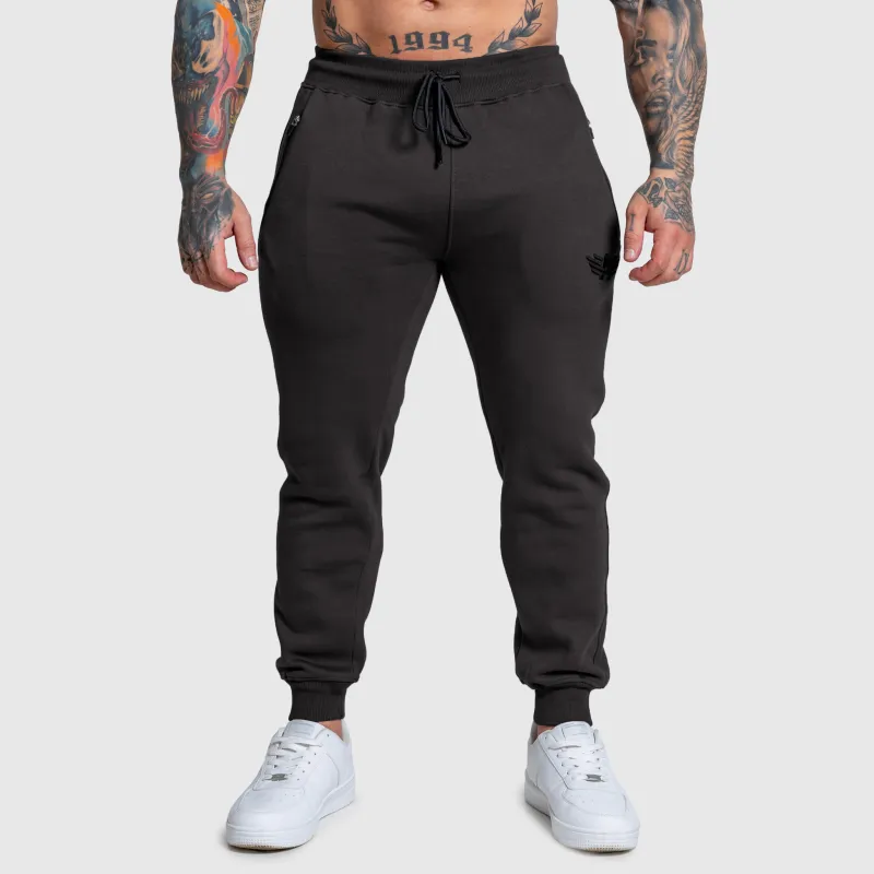 Pantaloni de trening Jogger Iron Aesthetics Round, gri-2