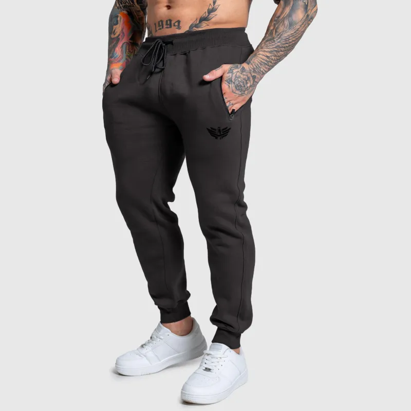 Pantaloni de trening Jogger Iron Aesthetics Round, gri-7