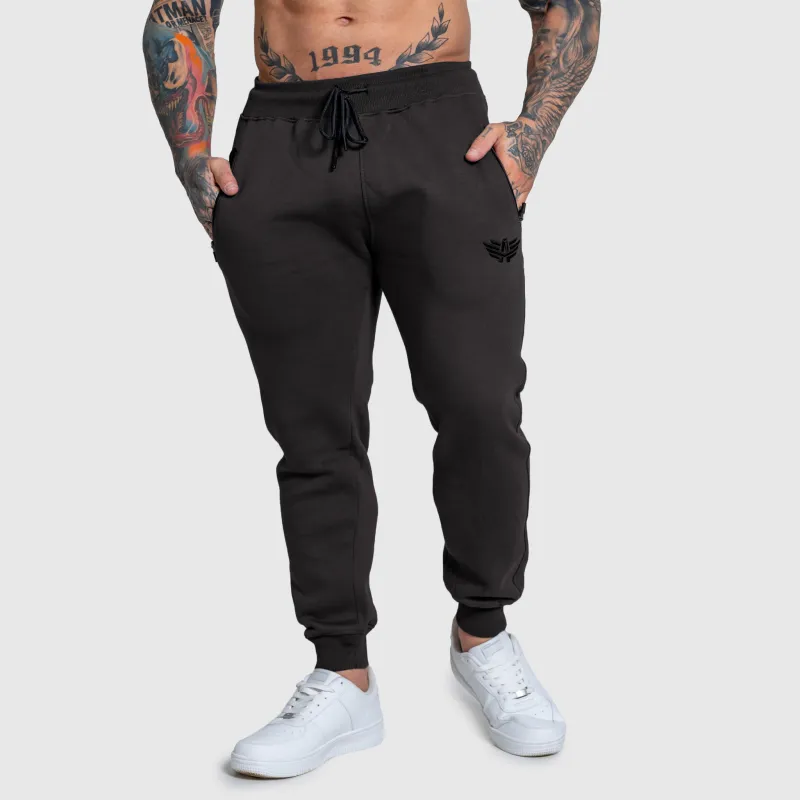 Pantaloni de trening Jogger Iron Aesthetics Round, gri-6
