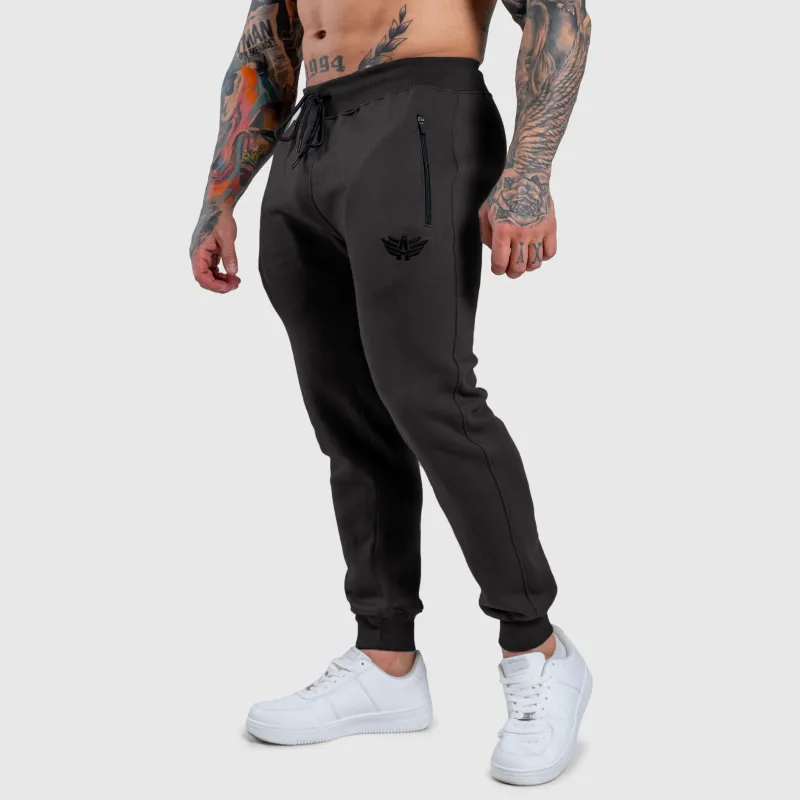 Pantaloni de trening Jogger Iron Aesthetics Round, gri-1