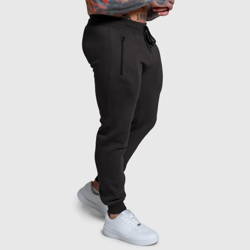 Pantaloni de trening Jogger Iron Aesthetics Round, gri-5