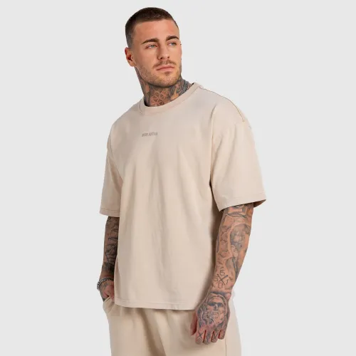 Tricou bărbați Iron Aesthetics X Washed, bej