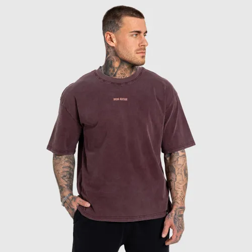 Tricou bărbați Iron Aesthetics X Washed, violet