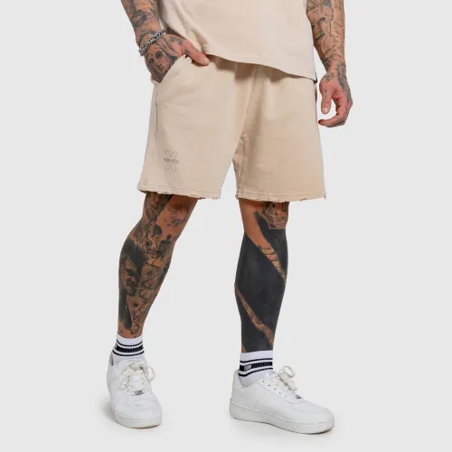 Pantaloni scurți bărbați X Washed, bej