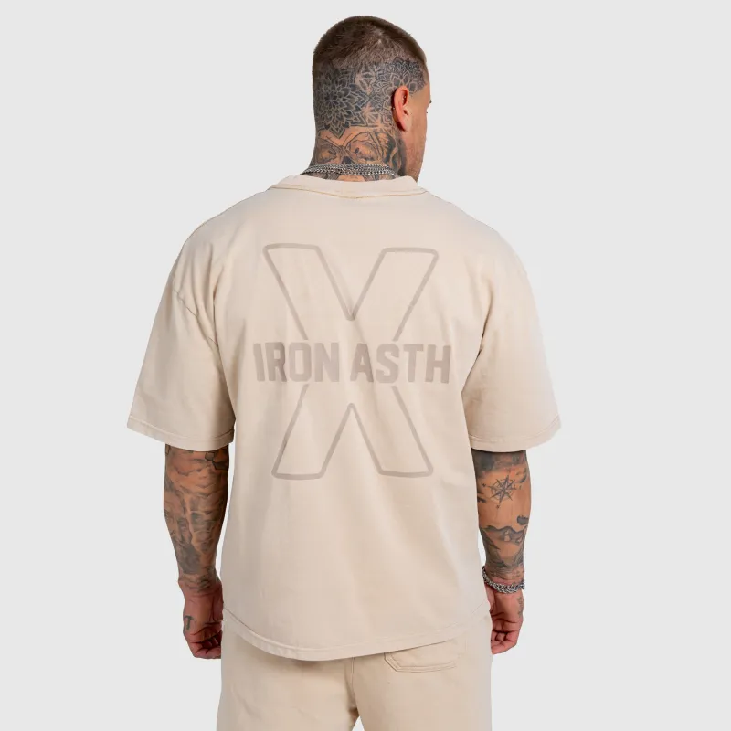Set bărbați Iron Aesthetics X Washed, bej-6