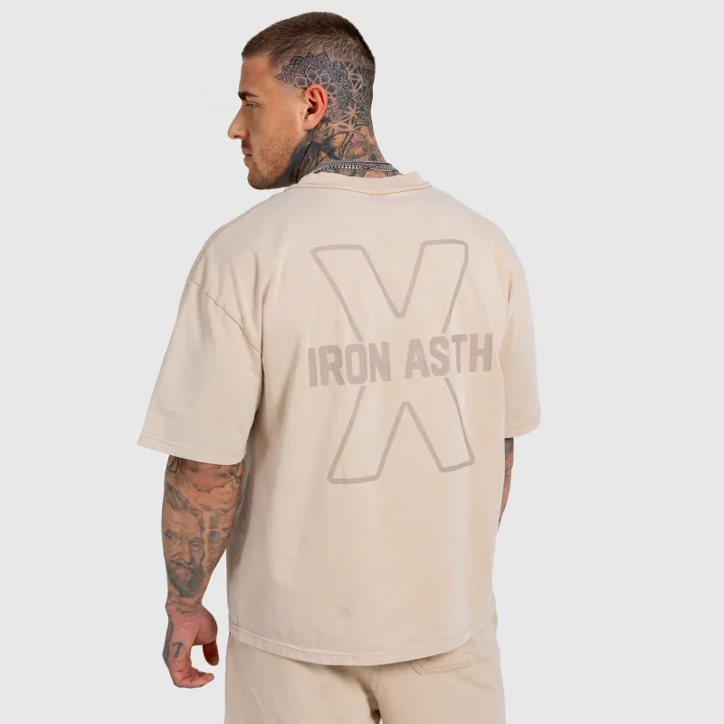 Set bărbați Iron Aesthetics X Washed, bej-7