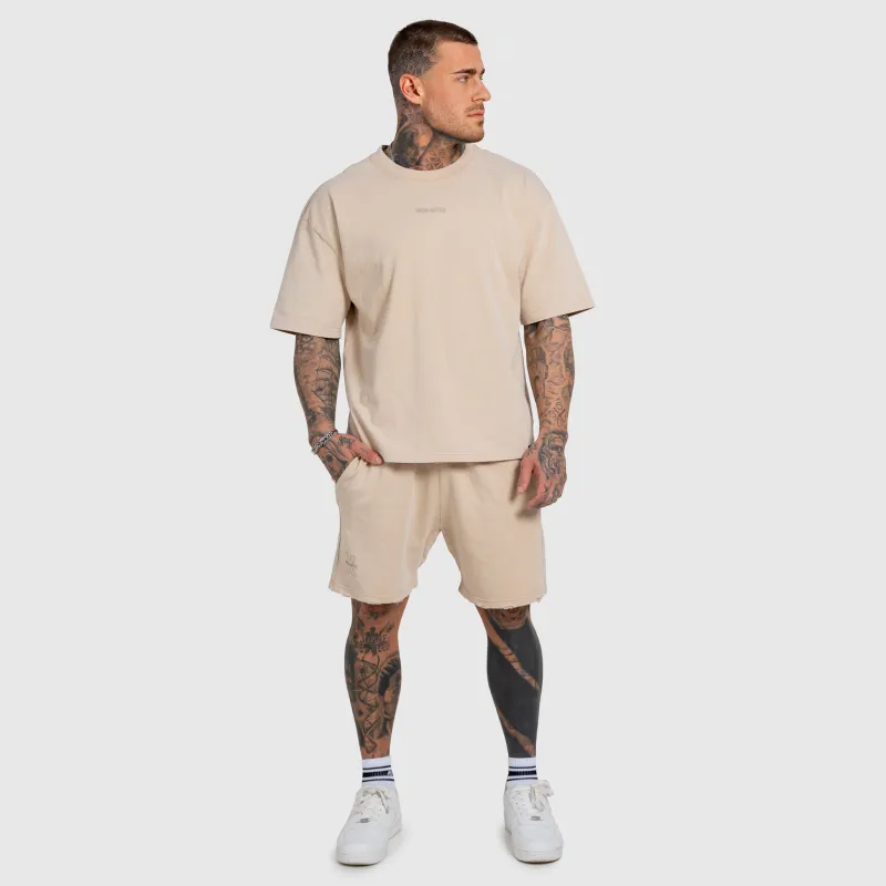 Set bărbați Iron Aesthetics X Washed, bej-1