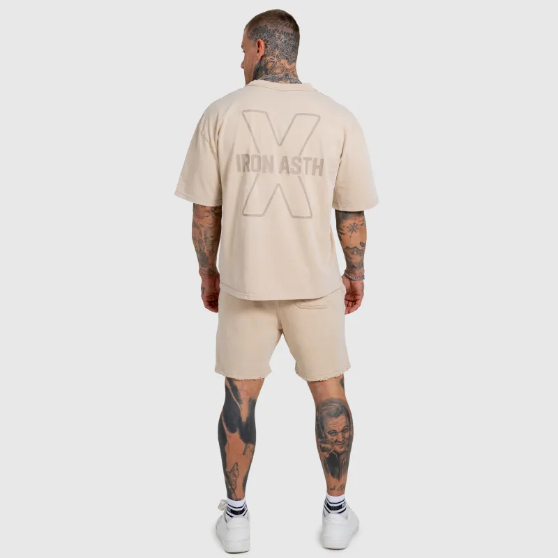 Set bărbați Iron Aesthetics X Washed, bej-2